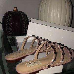 Kaitlyn Pan Studded Sandals
